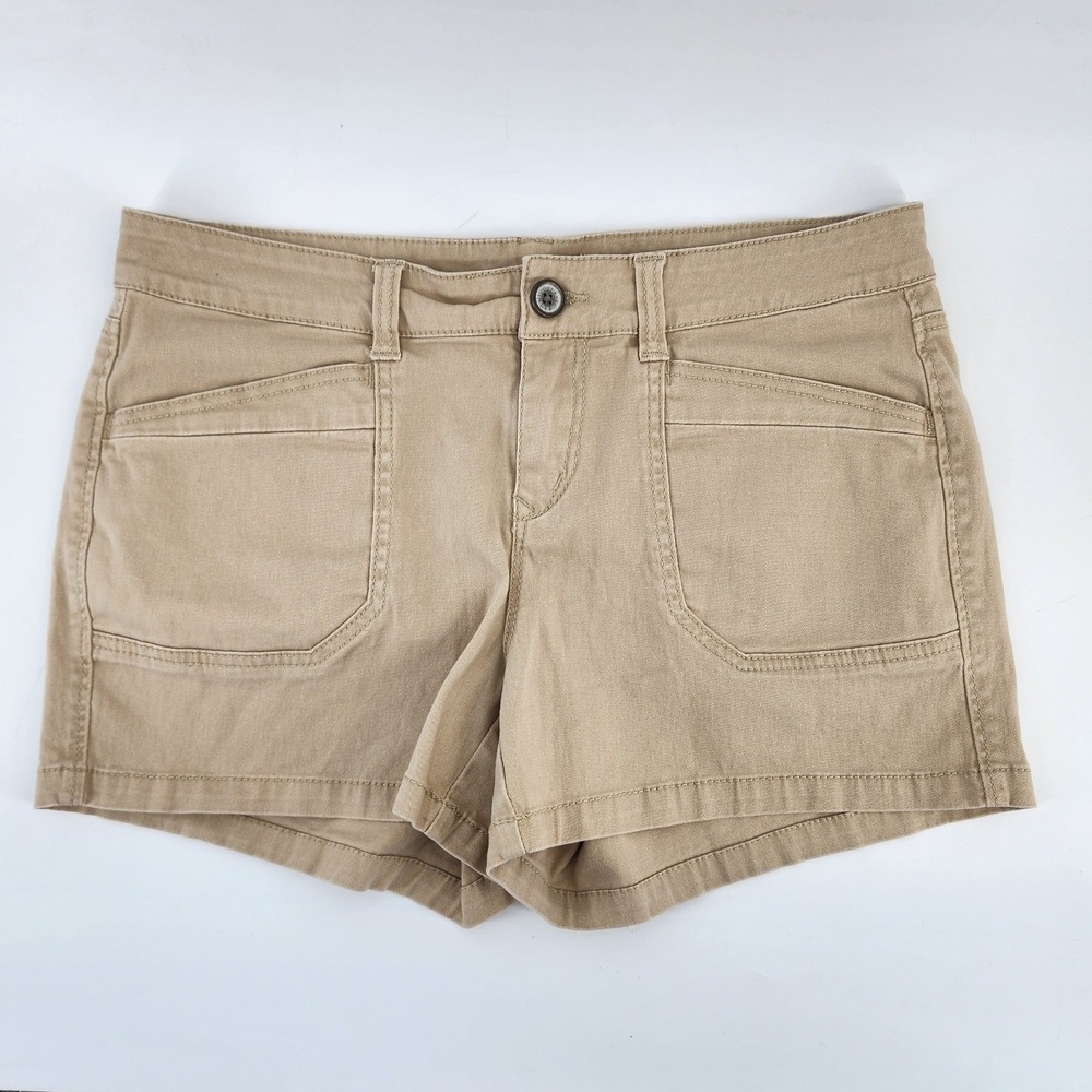 Unionbay Khaki Tan Utility Cargo Shorts Stretch Cotton Size 13